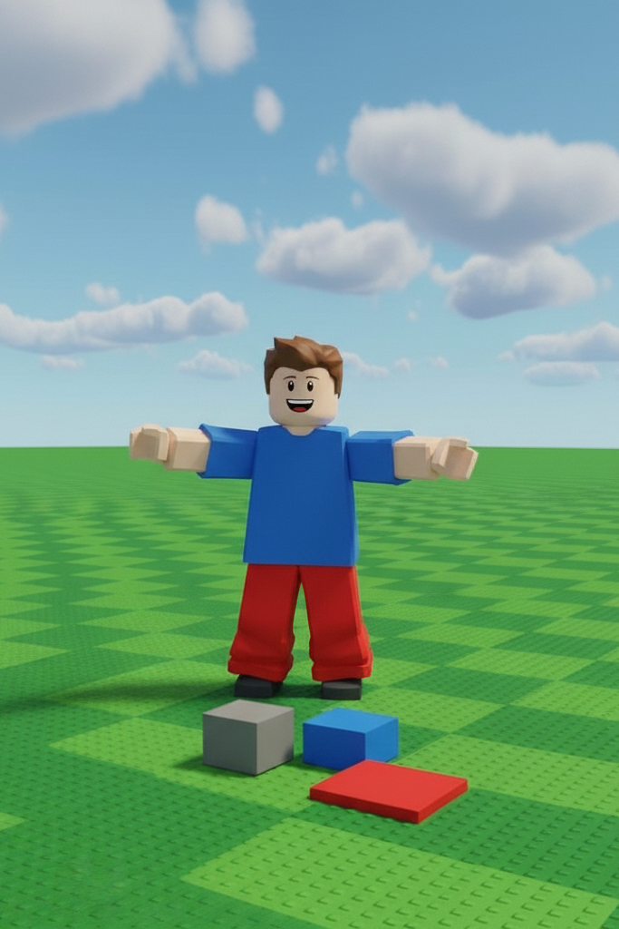Explore and Build in a Blocky World